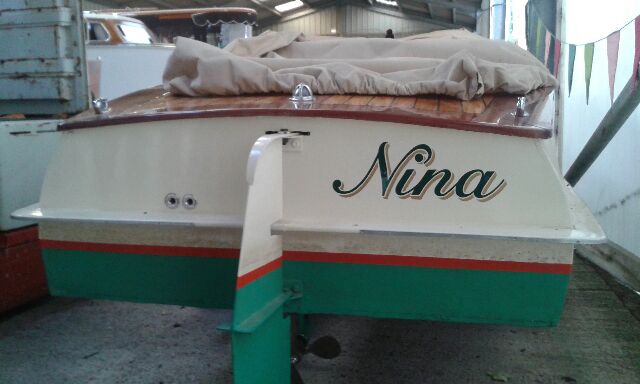 Nina electric motor boat